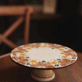 Hand-painted Household Cake Plate Small Vase Fruit Plate
