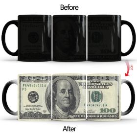 Creative Banknote Color Changing Mug Ceramic
